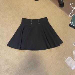 Black Skirt w/ adjustable waist through ribbon